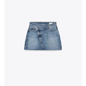 Zara Blue Denim Mini Skirt